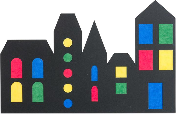 Image du produit Betzold Ville de tableaux de fenêtre, 12 pièces (300 g/m², 12x)