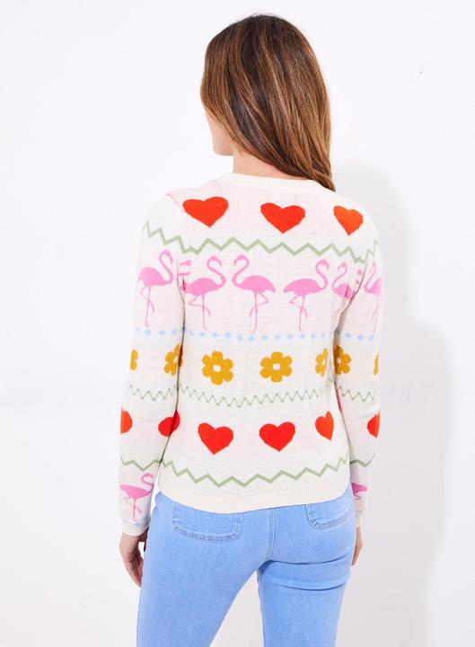 Produktbild Joe Browns Flamingo Print Cardigan (14)