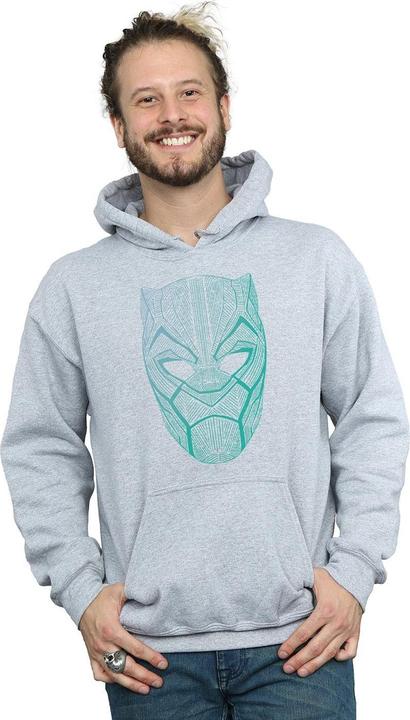 Produktbild Schwarzer Panther Stammesmaske Hoodie (S)