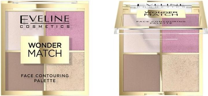Actual product image Eveline KOL Paleta do konturowania WONDER MATCH 01 (01, Bronzer, Highlighter, 10 g)