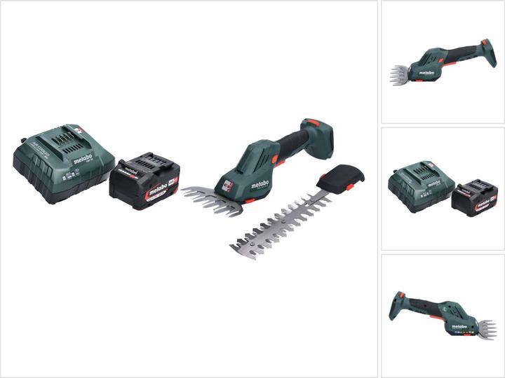 Produktbild Metabo SGS 18 LTX Q Akku Gras und Strauchschere 18 V + 1x Akku 4,0 Ah + Ladegerät (Akkubetrieb)
