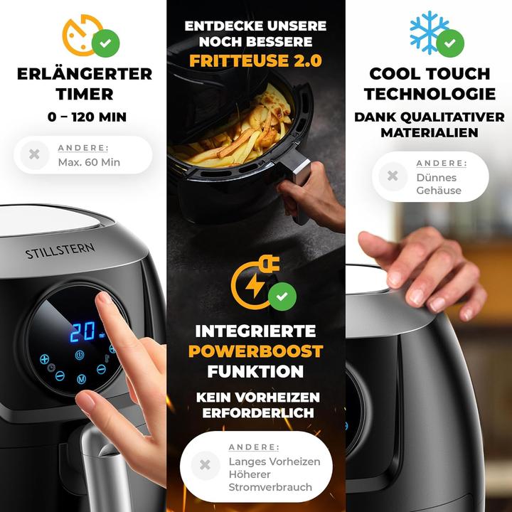 Produktbild Stillstern Heissluftfritteuse 5L