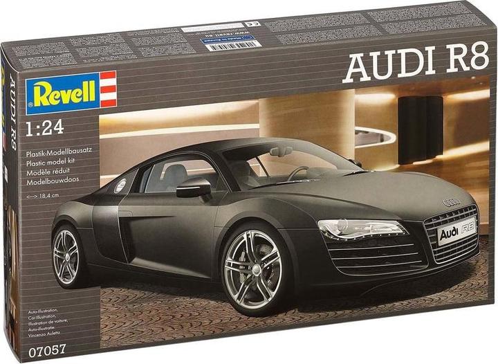 Produktbild Revell Audi R8 matt schwarz