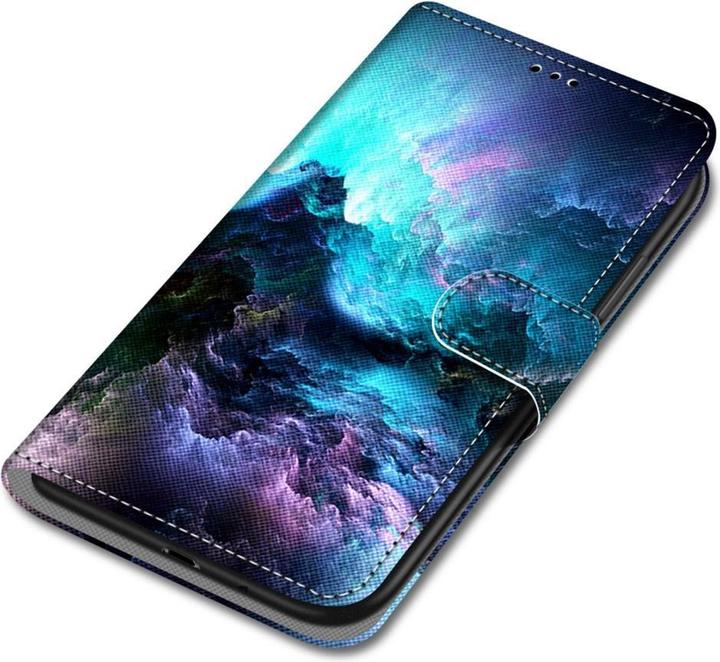 Actual product image Cover-Discount Galaxy S22+ - Leather Case Cover Nebula (Samsung Galaxy S22+)
