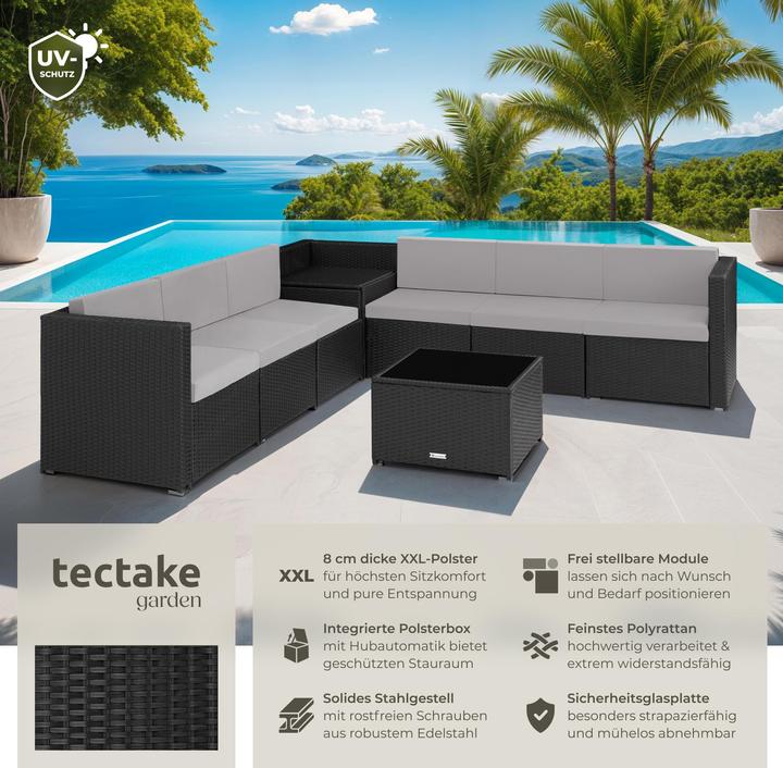 Produktbild tectake Rattan Lounge Verona
