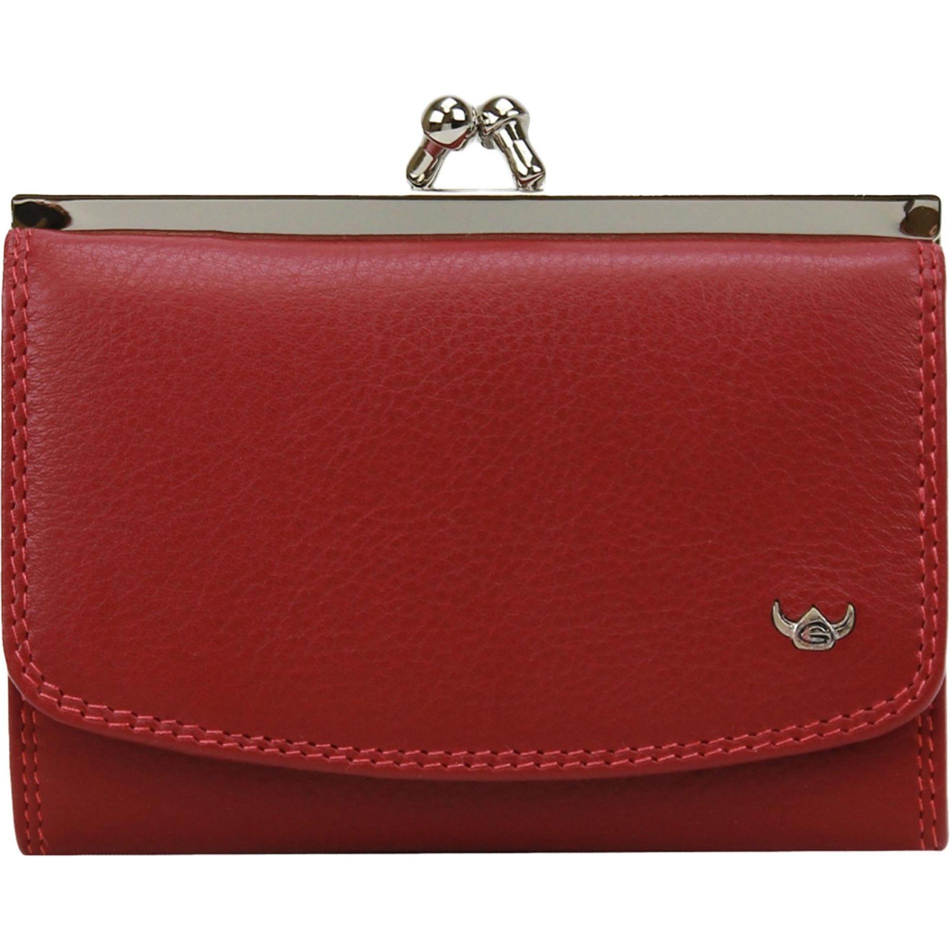 Golden Head, Damen, Portemonnaie, Polo Geldbörse RFID Leder 12 cm, Rot