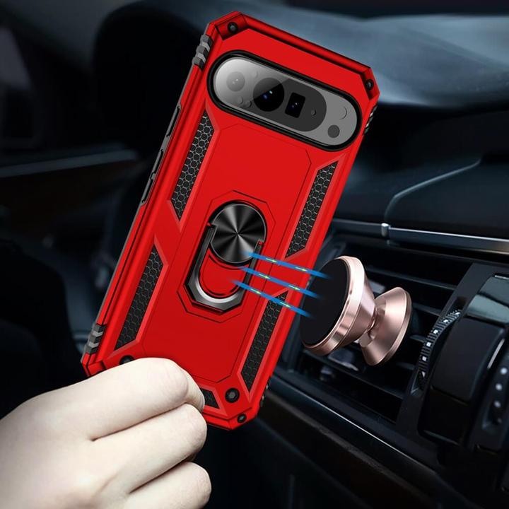 Actual product image Cover-Discount Google Pixel 9 Pro XL - Armor Case with kickstand (Google Pixel 9 Pro XL)