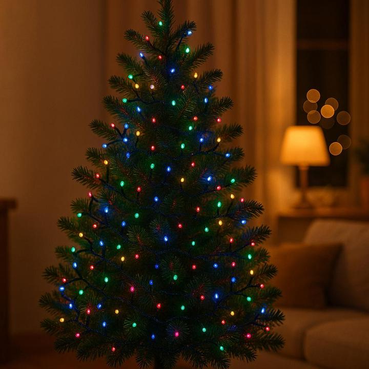 Actual product image Champ Snake LED-Lichterkette – 200 mehrfarbige LEDs (4 m)