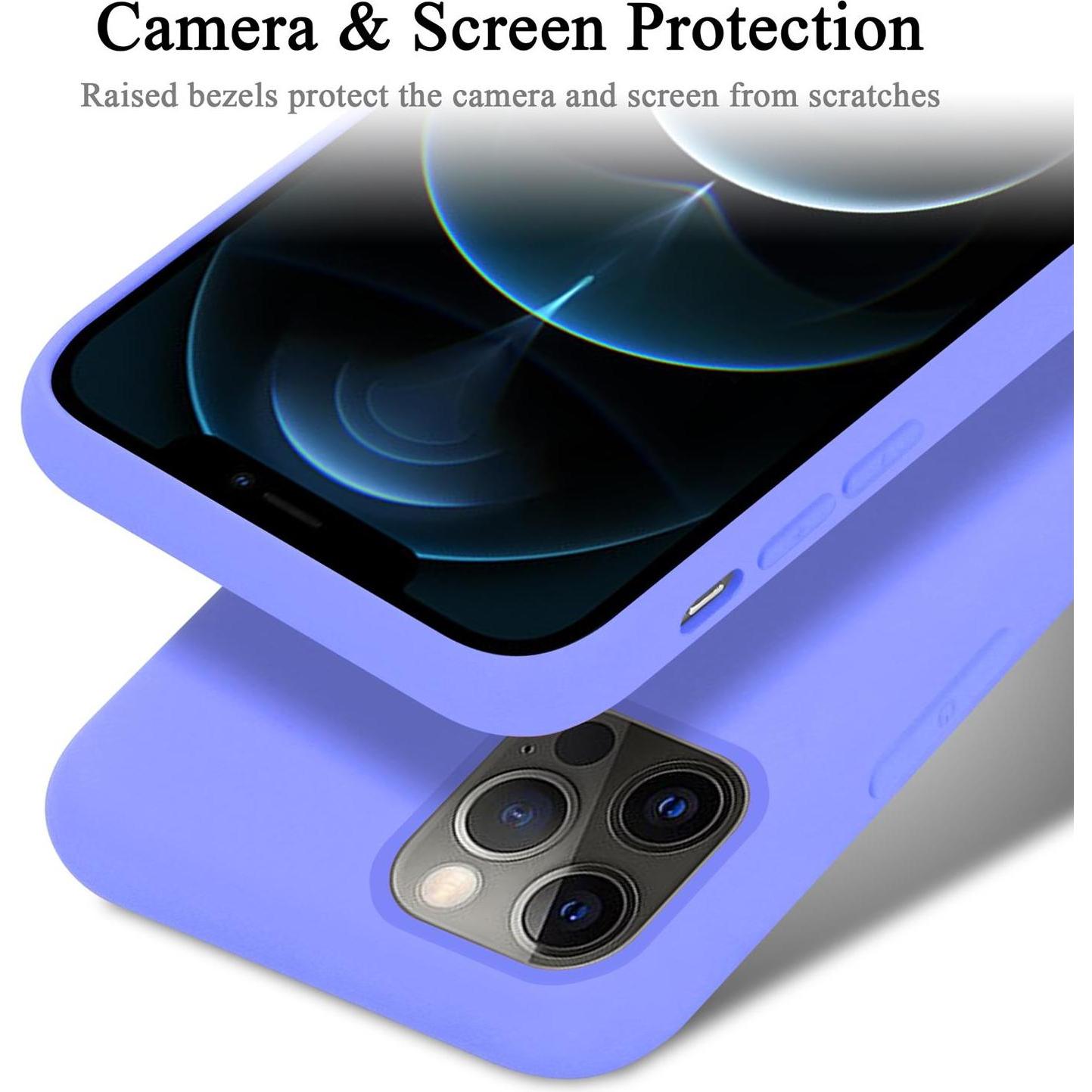Thumbnail - Cadorabo TPU Liquid Silicone Case Cover (Apple iPhone 12 Pro Max), Smartphone Hülle, Violett