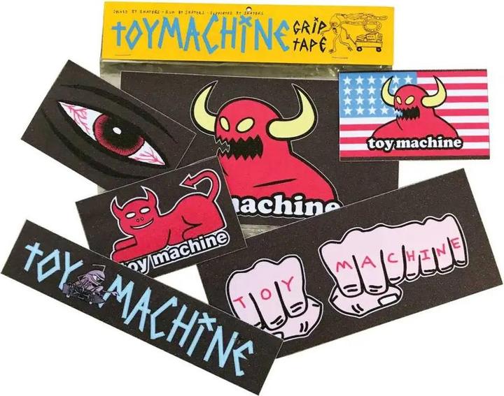 Image du produit Toy Machine Grip Sticker Series #2 (pack de 6)