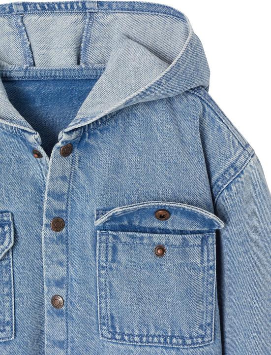 Immagine prodotto Vertbaudet Jeanshemd Jungen mit Kapuze (128)