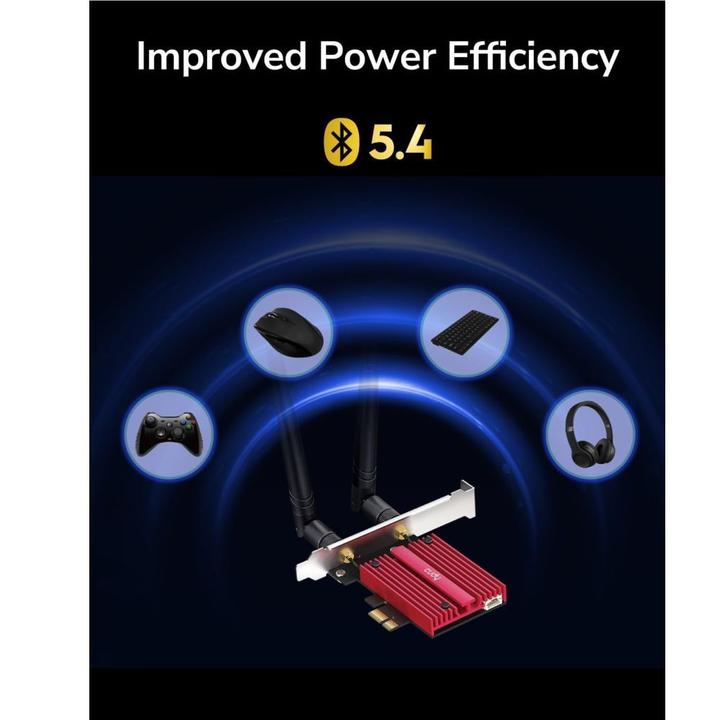 Immagine prodotto Cudy Adattatore PCI Express BE9300 Wi-Fi 7 (Mini PCI Express)