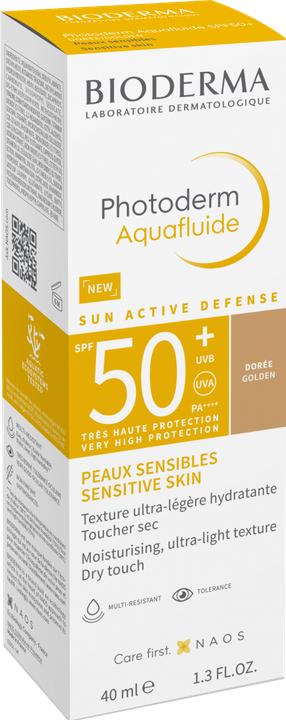 Actual product image Bioderma Photoderm Aquafluid (Sun cream face, Suntan cream, SPF 50+, 40 ml)