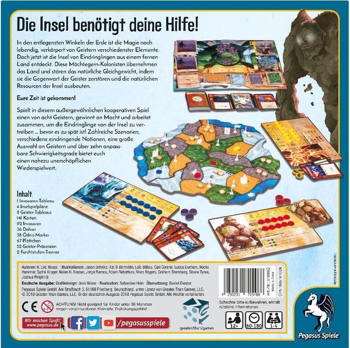 Produktbild Pegasus Spirit Island (Deutsch, 1 - 4 Spieler)