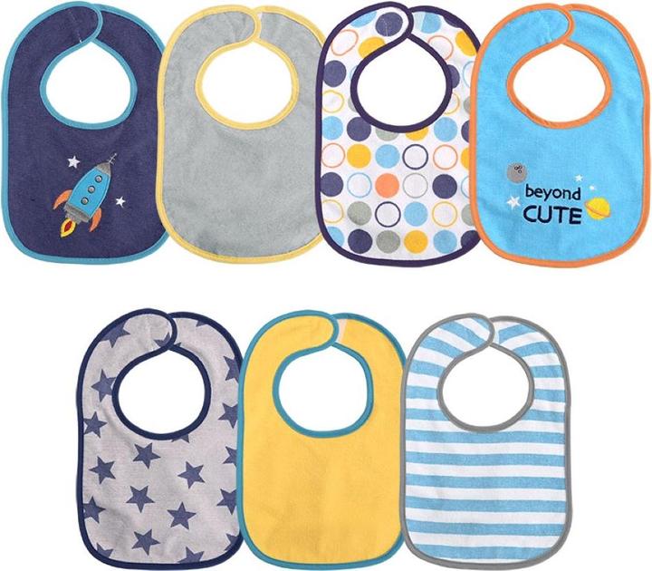 Actual product image Baby Care Baby bib 7-piece set