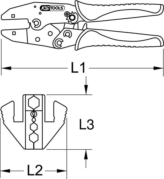 Image du produit KS Tools 115.1445 (220 mm)