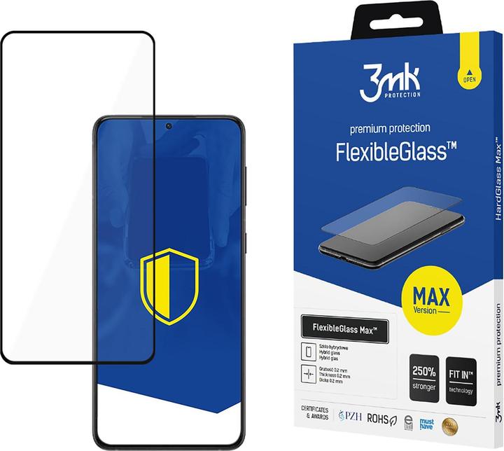 Produktbild 3MK FlexibleGlass Max Bildschirmschutz, Display Folie (1 Stk., Samsung Galaxy S22+)