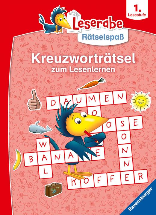 Produktbild Ravensburger Leserabe Rätselspass - Kreuzworträtsel zum Lesenlernen - 1. Lesestufe (Deutsch, Heribert Schulmeyer, Katrin Merle, Martine Richter, 2022)