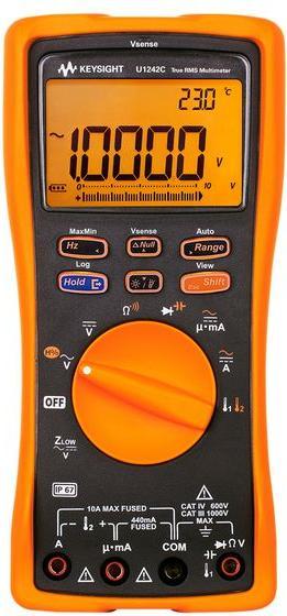 Immagine prodotto Keysight Technologies U1242C True RMS 10000 Count Handheld DMM (CAT III, CAT IV)