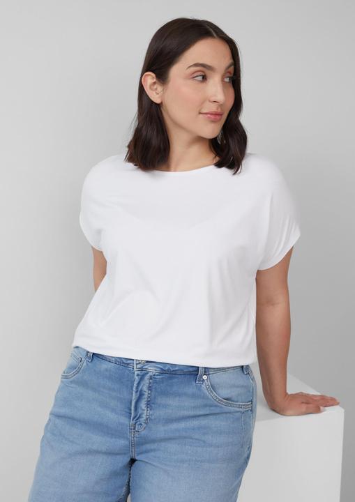 Immagine prodotto S.Oliver T-Shirt Fliessendes Jersey-Shirt mit überschnittenen Schultern (46)