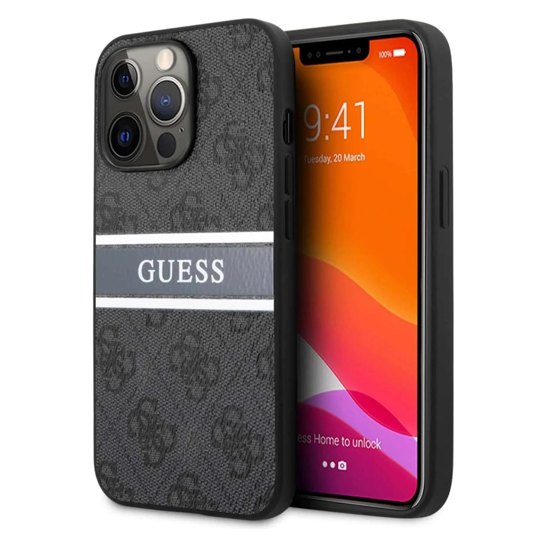 Guess Zaak (Apple IPhone 13 Pro), Smartphonehoes, Grijs