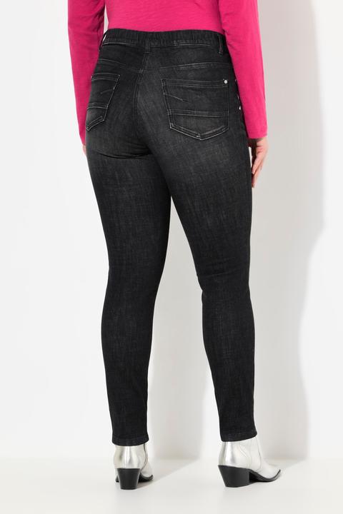 Produktbild Ulla Popken Jeans Sarah, Ziernähte, schmales Bein, Komfortbund (29)