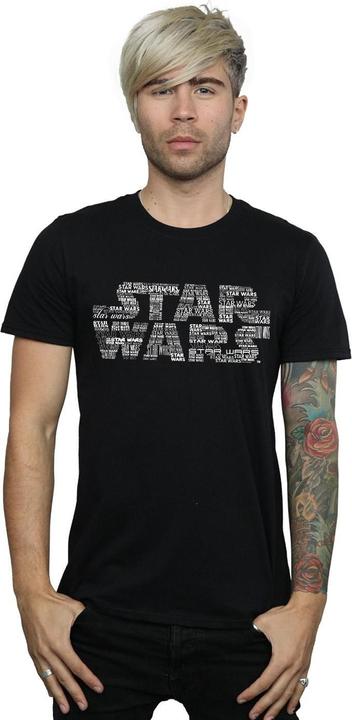 Produktbild Star Wars Repeat Text Logo TShirt (XXL)