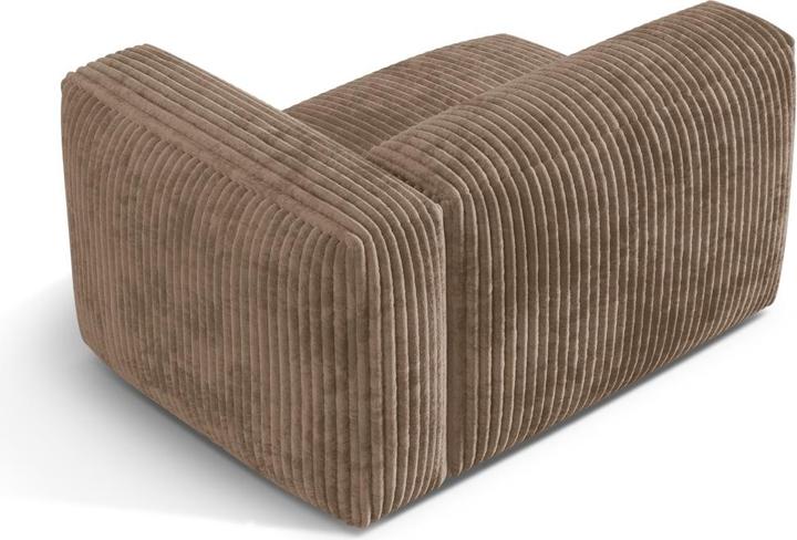Image du produit Micadoni Chauffeuse Droit, "Martina", 1 Place, 121x106x75 Fabriqué en Europe (Canapé modulaire, 1 place)