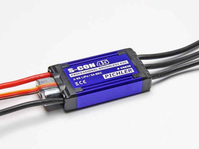 Actual product image Pichler Flight model brushless flight regulator
