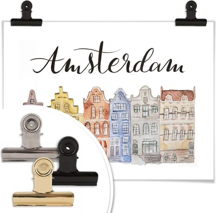 Immagine prodotto Trenddeko Skyline di Amsterdam - Acquerello (50 x 40 cm)