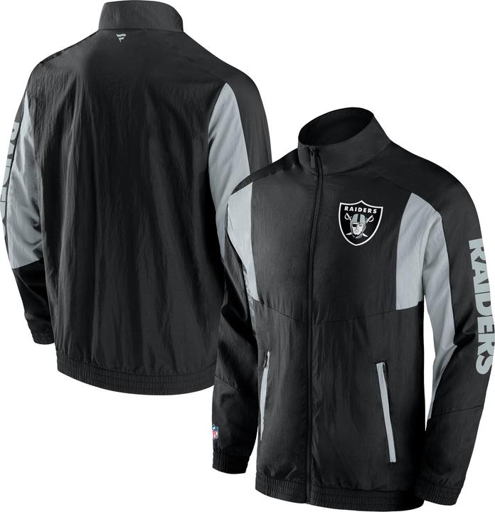 Actual product image Fanatics Las Vegas Raiders Foundation Crinkle Track Jacket - M (M)