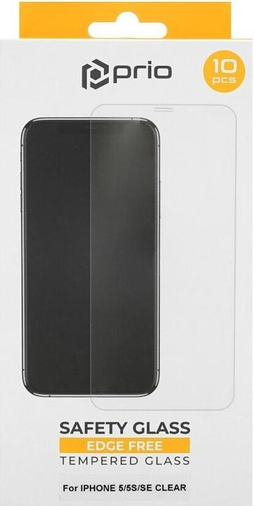 Produktbild prio 10x Displayschutzglas für iPhone 5/5S/SE transparent (10 Stück, Apple iPhone 5, Apple iPhone 5s, Apple iPhone SE)