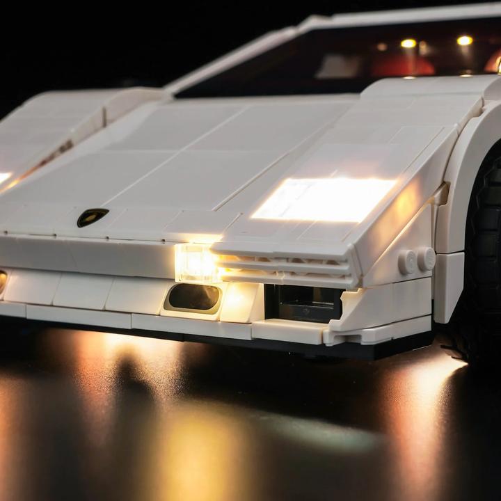 Produktbild BrickBling LED Licht Set für LEGO Lamborghini Countach (10337) inkl. Fernbedienung