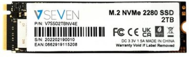 Produktbild V7 V7SSD2TBNV4E (2000 GB, M.2 2280)