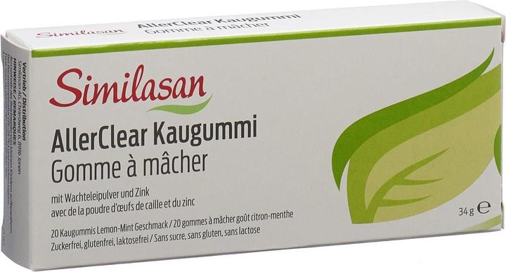 Similasan hay fever chewing gum (20 Piece, Gummies, 50 g)