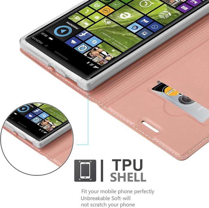 Actual product image Cadorabo Book Classy Style Cover (Nokia Lumia 830)