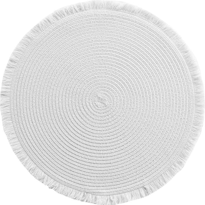 Casativo Tovaglietta con frange (2 pz., 38 x 38 cm)