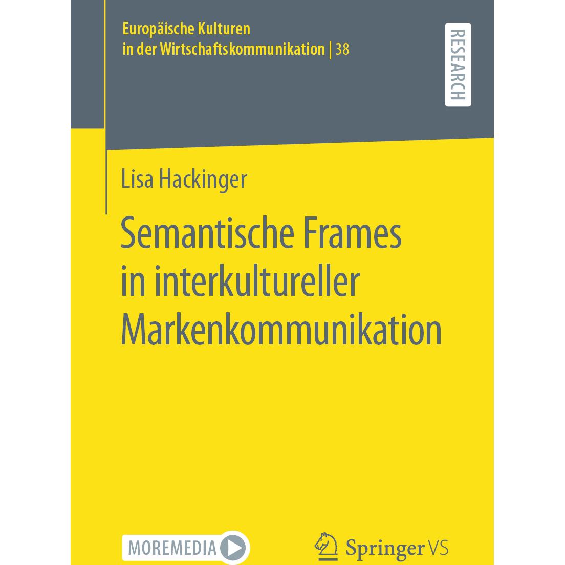 Thumbnail - Hackinger:Semantische Frames in interku, Fachbücher von Lisa Hackinger