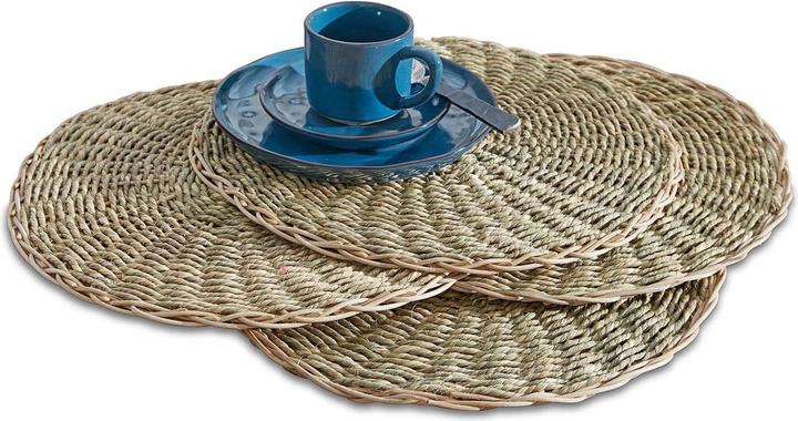 Image du produit Loberon Set de table 4 pièces Staines marron (4 pcs, 36 cm)