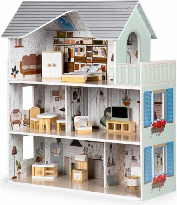 Immagine prodotto EcoToys Casa delle bambole in legno Emma (Codice 575)
