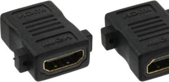 Actual product image InLine HDMI adapter for installation (HDMI, 12.30 cm)