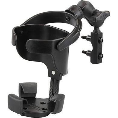 RAM Mounts Level Cup XL W/ Ubolt Brake, Notebook Ersatzteile, Schwarz
