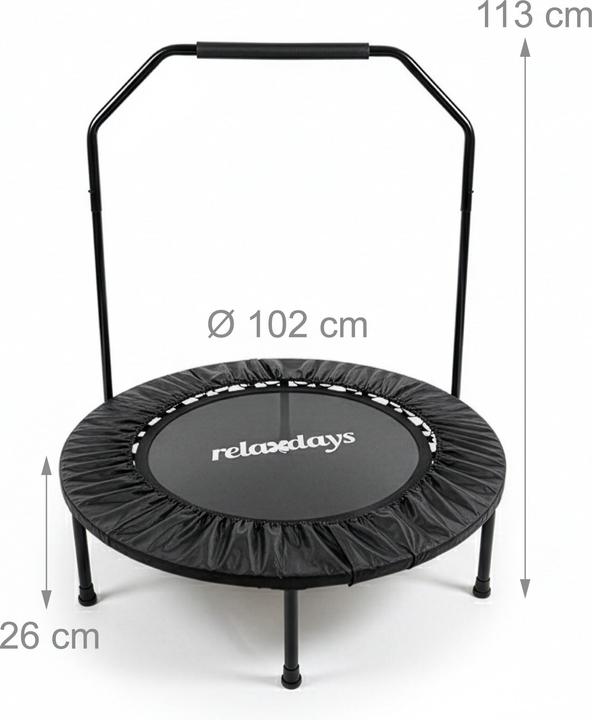 Actual product image Relaxdays minitramp (102 cm)