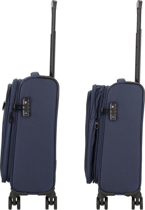 Produktbild D&N Travel Line 9704 4 Rollen Kabinentrolley S 55 cm mit Dehnfalte (38 l)