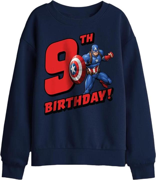 Produktbild Captain America Sweatshirt 9 Geburtstag (116)