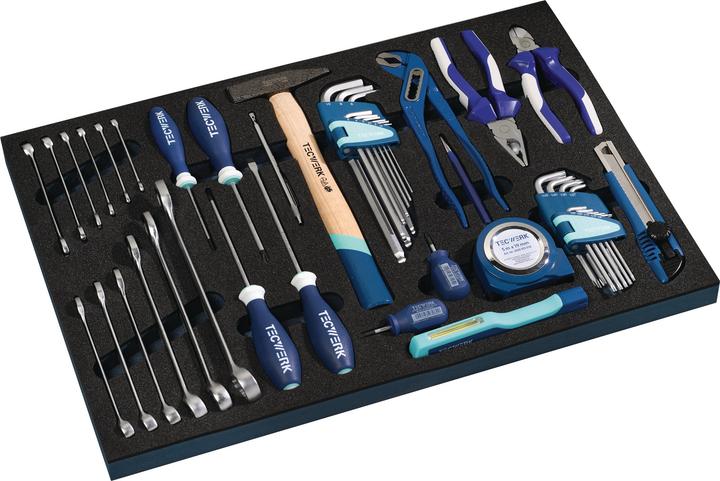 Actual product image Tecwerk Tool module LD45 44-part 3/3 module tool set slot/PH/PZD (44 pieces)