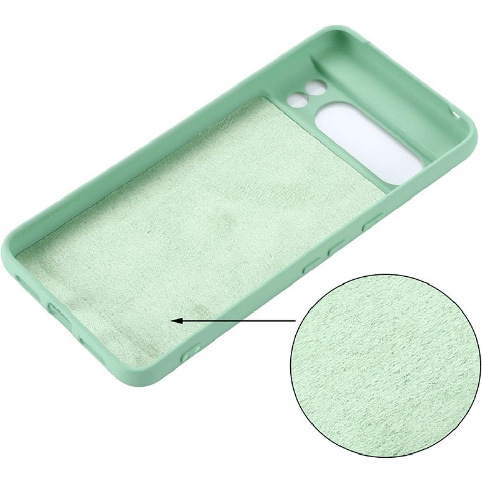 Thumbnail - Cover-Discount Google Pixel 8 Pro - Silikon Gummi Hülle grün (Google Pixel 8 Pro), Smartphone Hülle, Grün