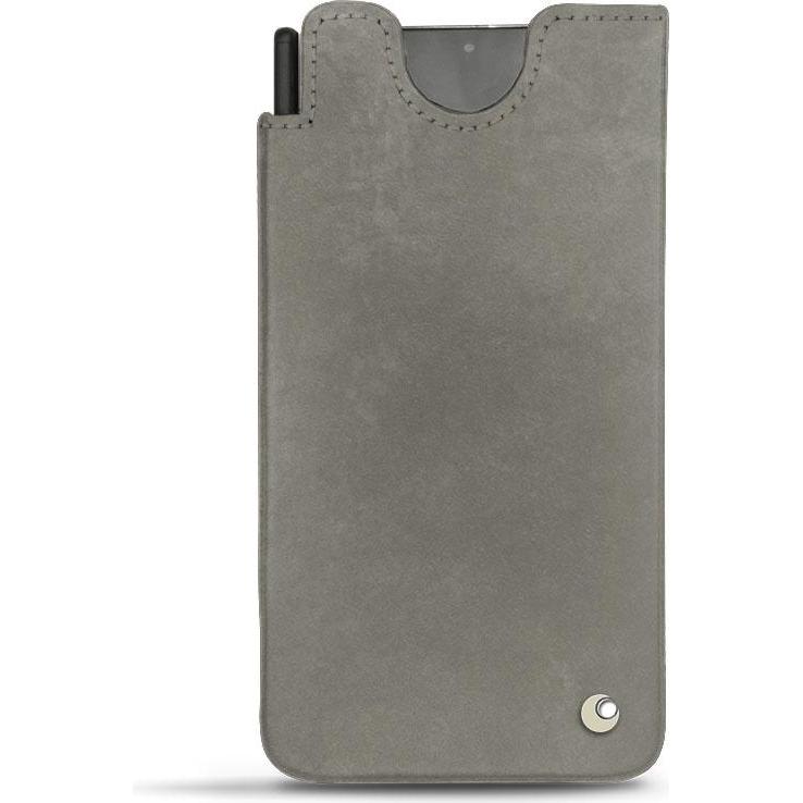 Noreve Lederschutzhülle (Samsung Galaxy S21 Ultra), Smartphone Hülle, Grau