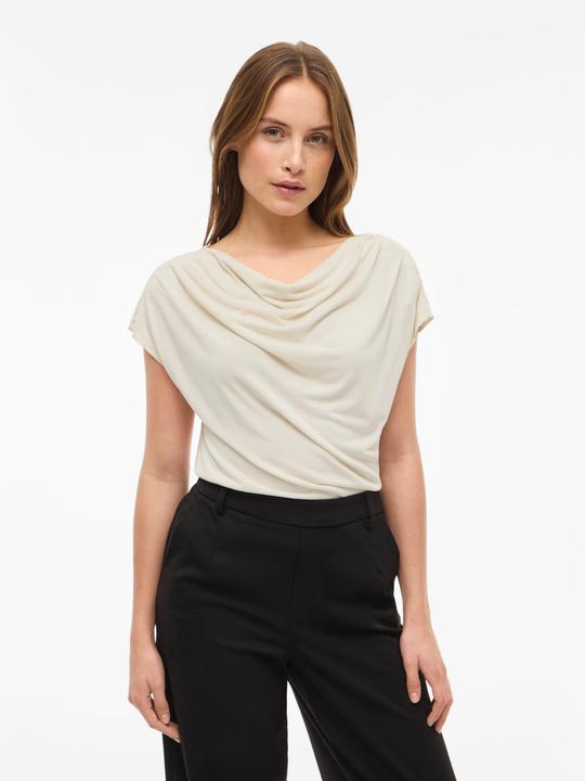 Produktbild Vila VIMODALA Wasserfall-Ausschnitt Oberteil mit angeschnittenen Ärmeln (L)