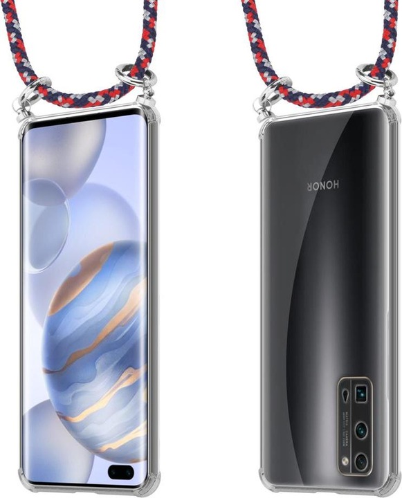 Produktbild Cadorabo TPU Handy Kette SILBER Cover